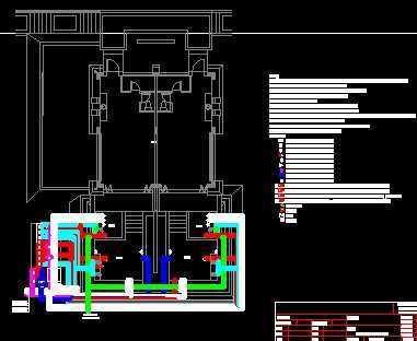 某套房给排水设备平面布置图免费下载 - 多层建筑给排水图 - 土木工程网